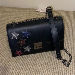 Black crossbody purse
